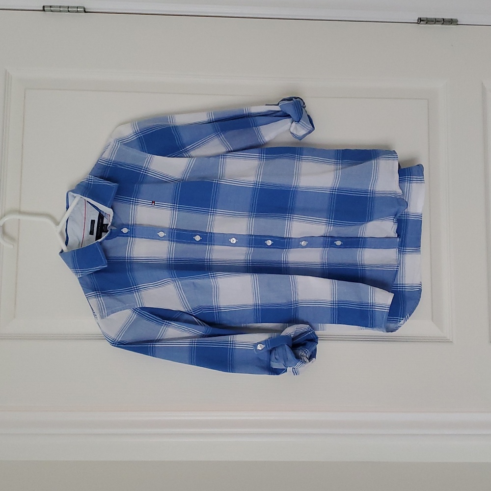 TOMMY HILFIGER Classic Fit Shirt Check Cotton